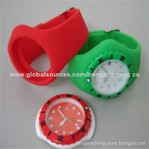 2014 Best Sale Custom Silicone Watch with Quartz Movement